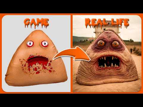 Bou's Revenge - Game VS Real Life | Pou In Real Life - All Secrets