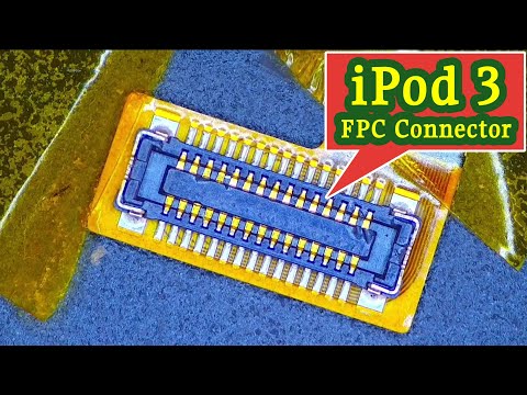 31 iPod 3 Digitizer (FPC) Connector - Remove & Reflow