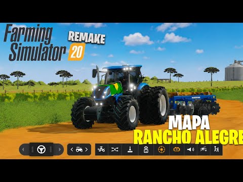 FS20 REMASTERIZADO MAPA RANCHO ALEGRE COM MODS BRASILEIRO |APK FS20 REMAKE COM MODS BR (10,0GB)#fs20