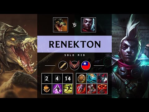 Renekton Mid vs Ekko - TW Grandmaster Patch 25.13