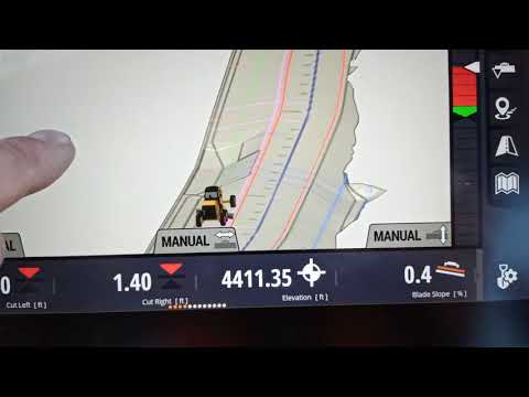 Showing Trimble Earthworks Vol. 2.0 3D GPS