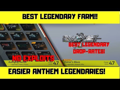 ANTHEM | How to Get TONS of Legendaries! God Tier Legendary Farm!