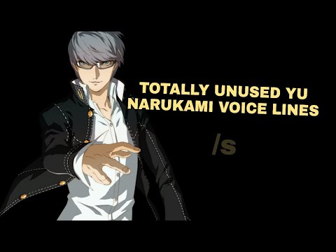 Totally Unused Yu Narukami Voice Lines
