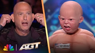 After Getting 4 X’s, The Sexy Baby Asks Howie The Wildest Question | America’s Got Talent thumbnail