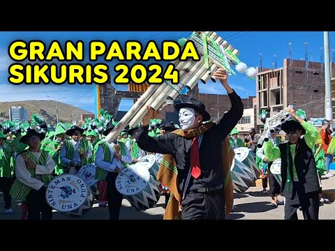 GRAN PARADA SIKURIS UNA PUNO PERU 2024 - 1/2