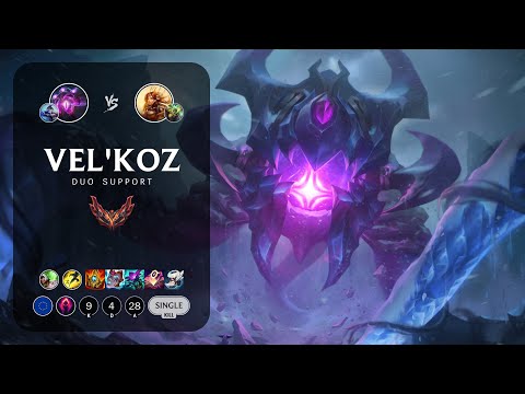 Vel'Koz Support vs Leona - EUW Grandmaster Patch 14.8