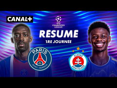 Le résumé de PSG / Slovan Bratislava - Ligue des champions 2026/27 (J1)