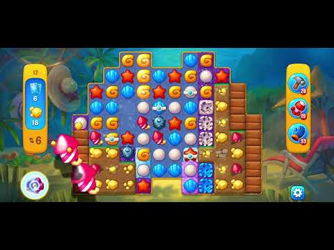 Fishdom Gameplay Stage 12 - Atlantis Cup - No Booster - Super Hard