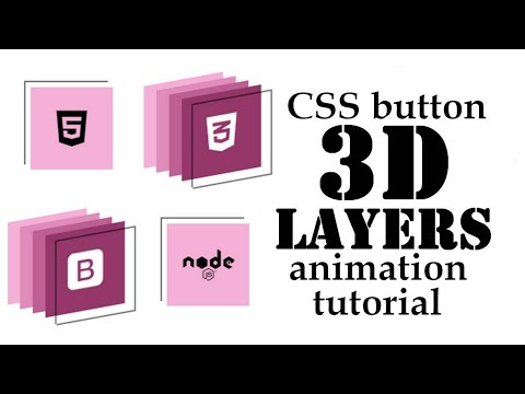 CSS 3D Button Animation Tutorial Layered Effect With CSS3 Transforms