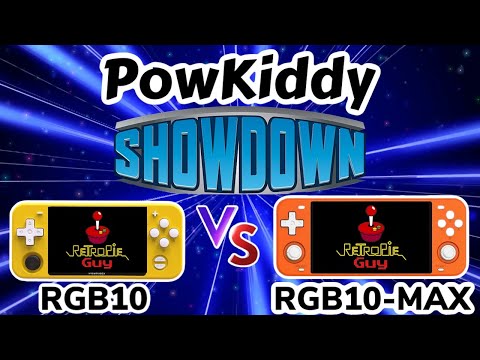 PowKiddy RGB10 VS RGB10-Max WHICH IS BETTER?? Handheld Video Game Console Comparison - RetroPie Guy