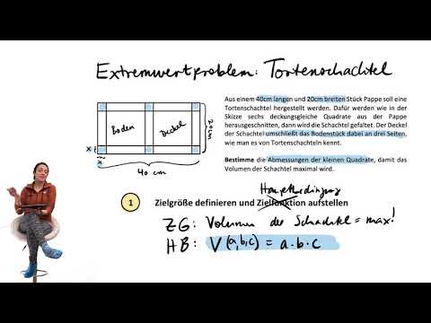 Extreme value problem: cake box | maximum volume of a cuboid
