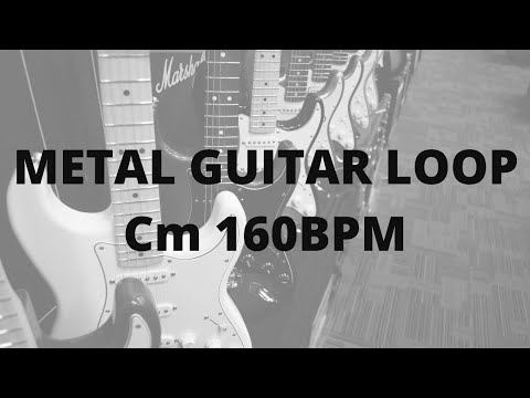 Royalty free heavy metal guitar loop