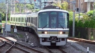 preview picture of video 'JR関西本線・おおさか東線 久宝寺駅にて(At Kyuhoji Station on the JR Lines)'