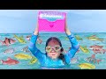 Nastya Found A Treasure On The Beach