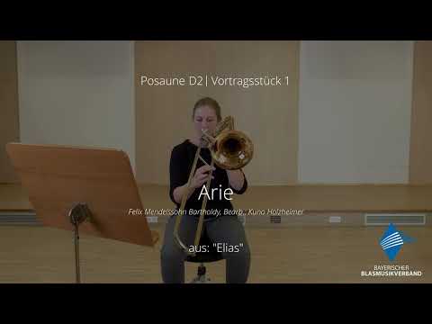 Posaune "Arie aus Elias" - Felix Mendelssohn Bartholdy (D2)