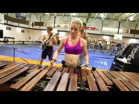 Mapex Drums - Blue Knights WGI 2013 - Front Ensemble Rehearsal 2