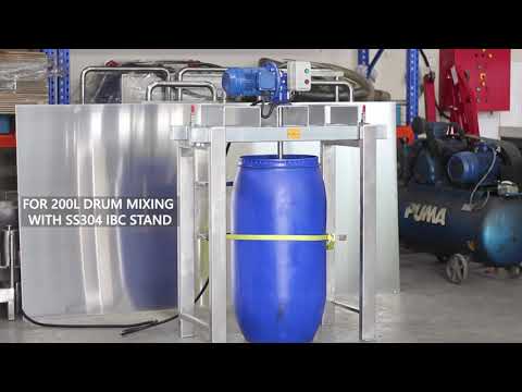 Multimix 3-IN-1 IBC Tote Mixer | Drum Mixer | Tank Agitator (SS304) with Stand
