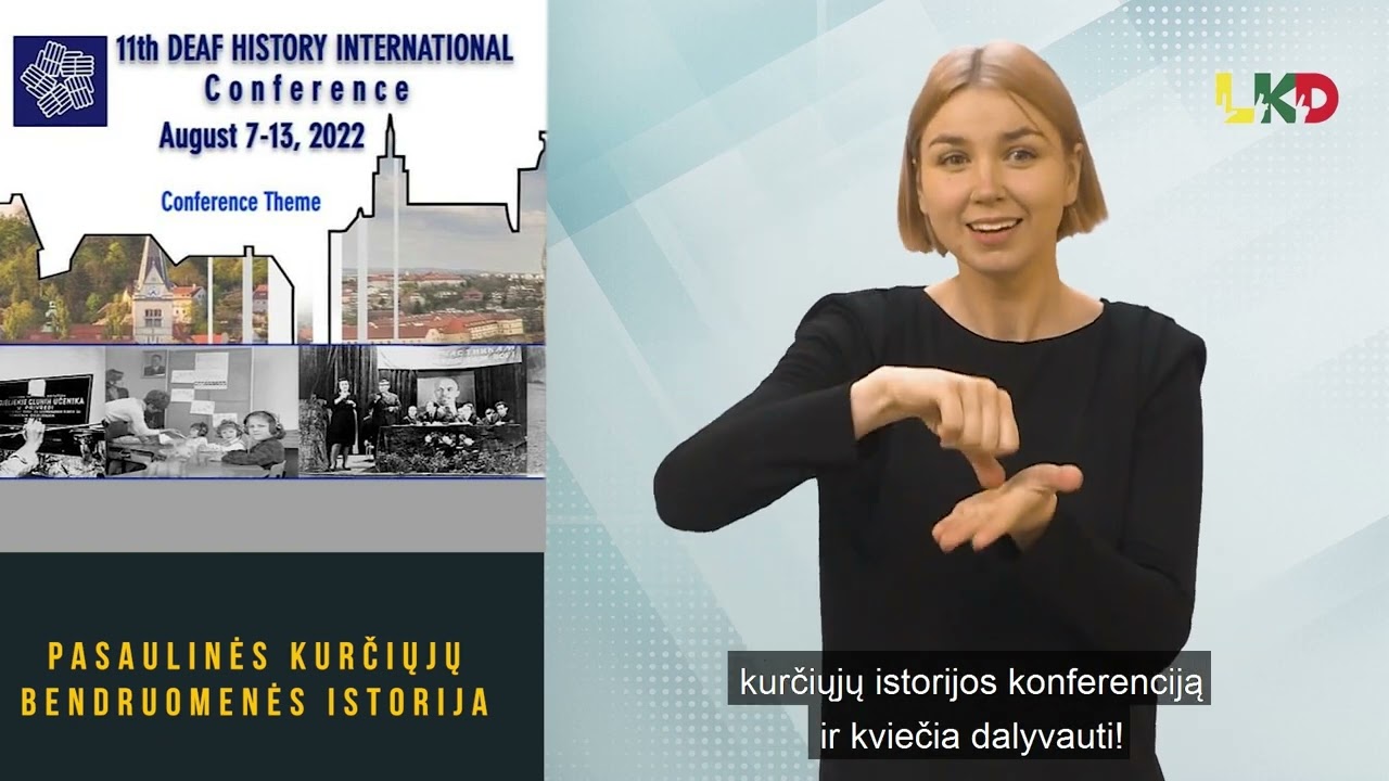 Deaf History International (DHI) informacija