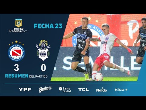#TorneoSocios | Fecha 23 | resumen de Argentinos - Gimnasia