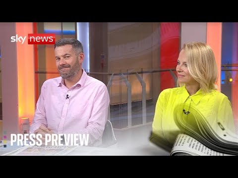 Sky News Press Preview | David Clegg & Daisy McAndrew | Thursday 18 September 2025