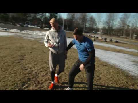 Hammarbytalangen ska bli bäst - träningen med pappa - TV4 Sport