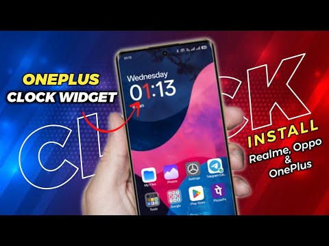 How to Install OnePlus Clock Widgets on Any Realme, Oppo & OnePlus Devices