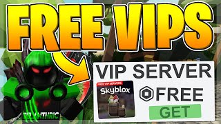 How To Get Free Vip Server On Roblox