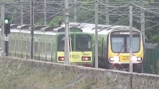 preview picture of video 'Irish Rail 8520 and 29000 Class Trains - Blackrock, Dublin'