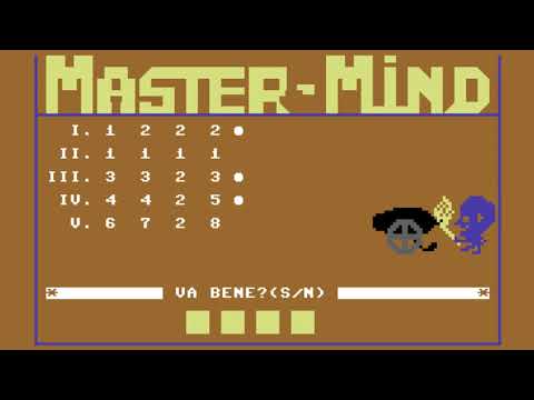C64 Game: Master-Mind (1985, Gruppo Editoriale Jackson/Videobasic)