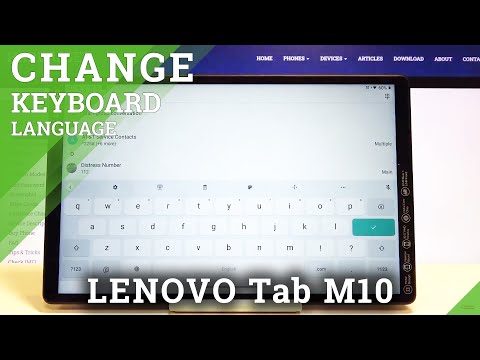 How to Change Keyboard Language in LENOVO Tab M10 – Find Keyboard Dictionary