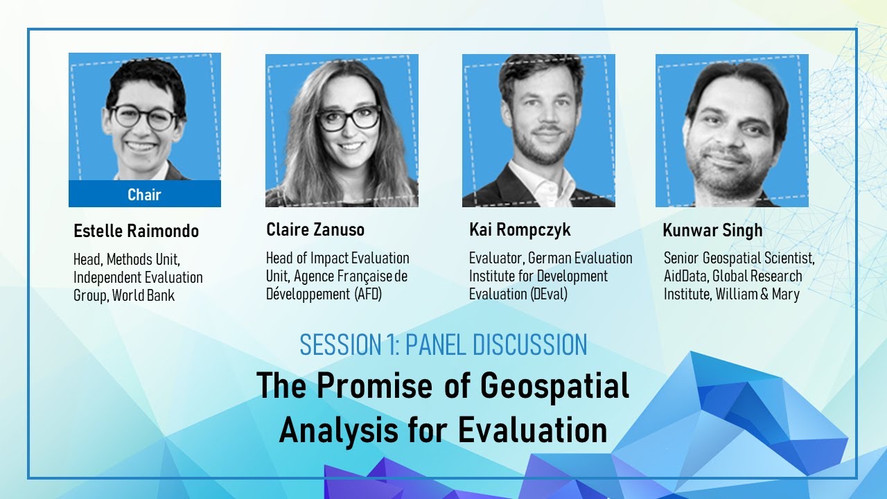 SESSION 1: The Promise of Geospatial Analysis for Evaluation