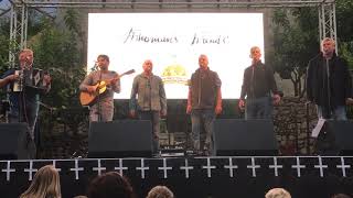 Fisherman’s Friends singing Sweet Ladies of Plymouth at Eden 2019.