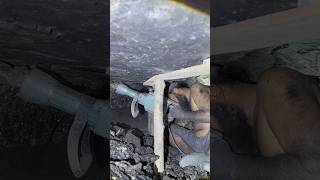 Deep underground mining in narrow cave finding hidden treasure under the earth #undergroundexplore