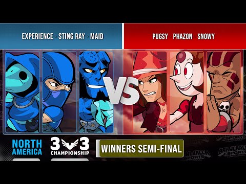 Experience, STING RAY & Maid VS Pugsy, Phazon & Snowy - Winners Semi-Final - 3v3 Championship 2022