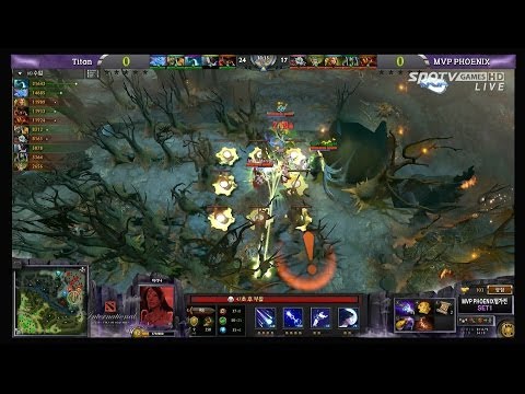 [도타2 Ti 평가전] MVP Phoenix vs TITAN Gaming 1세트 -DOTA2, EsportsTV