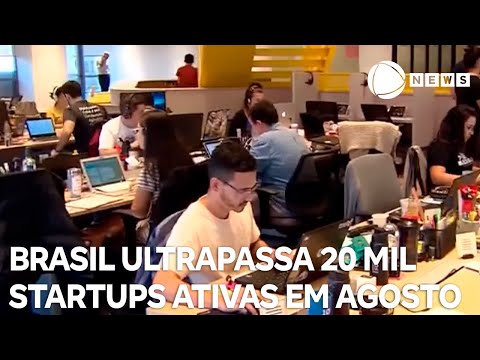 Brasil ultrapassa a marca de 20 mil startups ativas em agosto
