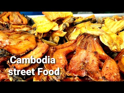 Street Food Roast Fish Roast Corn at Phnom Penh Kulen Mountain