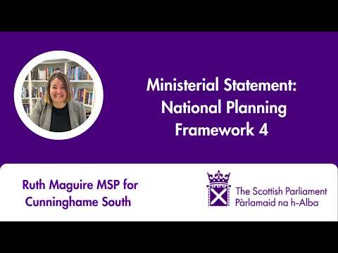 Ministerial Statement: Fourth National Planning Framework