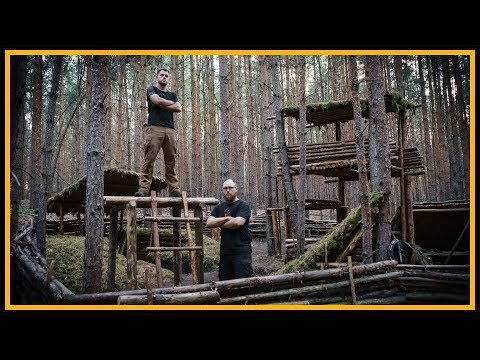 Bushcraft Camp [S04/E10] Baumhaus ohne Baum - Lagerbau Outdoor Super Shelter