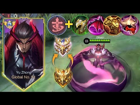 RANK UP FASTER USING THIS ULTIMATE TANK YU ZHONG BUILD ON SEASON 39 - MLBB