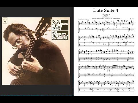 BWV 1006a, Suite #4, Minuet - Minuet: J.s. Bach