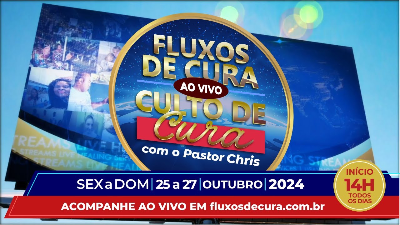 Fluxos de Cura Ao Vivo com o Pr. Chris e Pr. Benny Hinn - 27/10/2024
