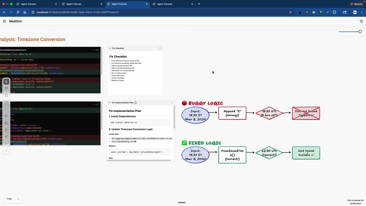 Agent Canvas project preview