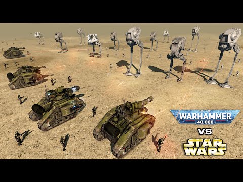 WARHAMMER 40K vs STAR WARS - Imperial Guard vs Galactic Empire [4K, Cinematic]