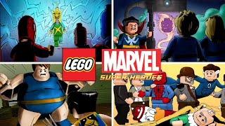 LEGO Marvel Superheroes - All Deadpool Bonus Mission (With Cutscenes)
