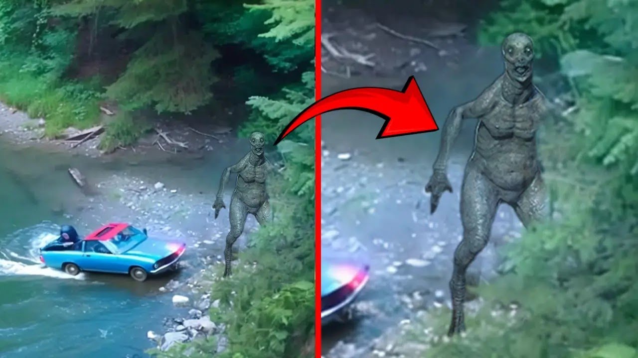 Bizarre Creature Caught Crawling Out of a River Near LA, No One Has An Explanation..!!