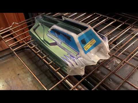 RC paint job Tamiya iridescent  purple/green