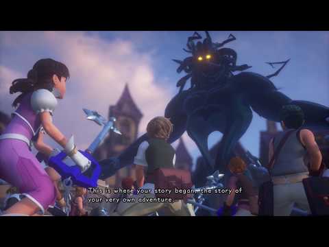 Kingdom Hearts: X[chi] / X[chi] Back Cover - Shortened Cutscene Movie