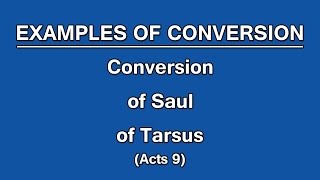 Download lagu 5 Conversion of Saul of Tarsus Exles of Conversion... mp3