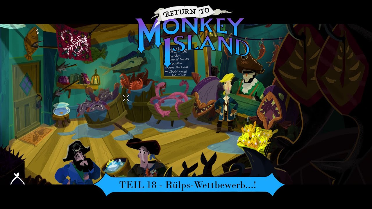 Undertaker vs. Monkey Island: Teil 18 – Rülps-Wettbewerb auf hoher See! #gameplay #monkeyisland